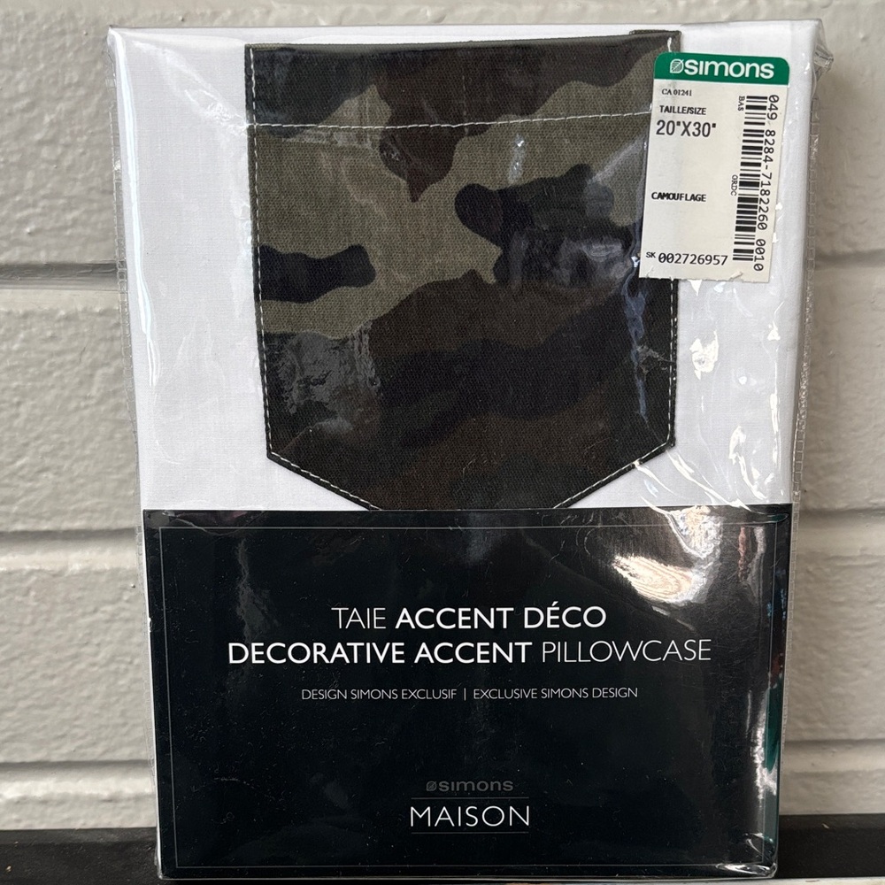 Simons Camouflage Accent Pillowcase